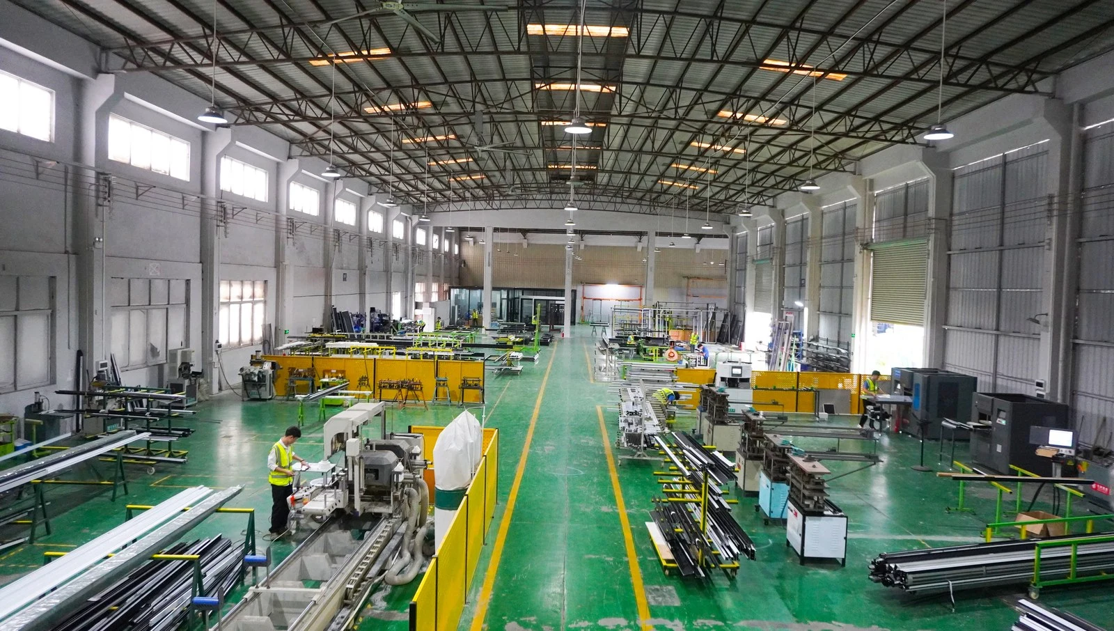 The production floor