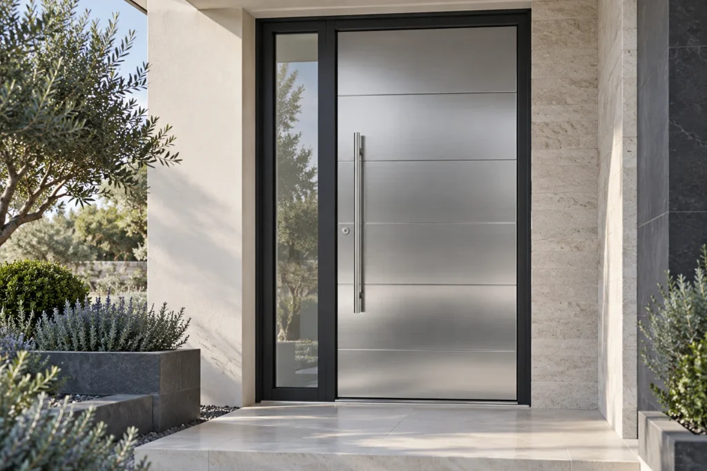 Stainless Steel Entrance Doors