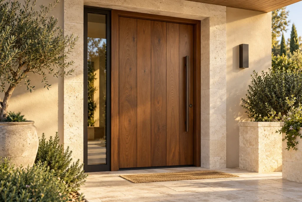 Puertas de entrada de madera