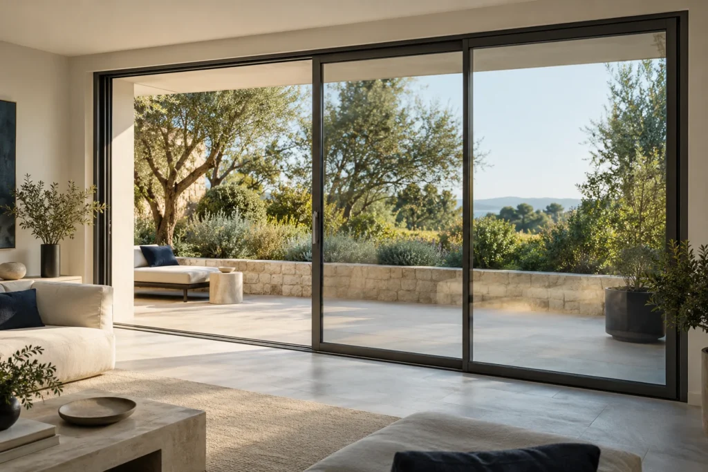 YSS128A Non-Thermal Aluminium Sliding Door