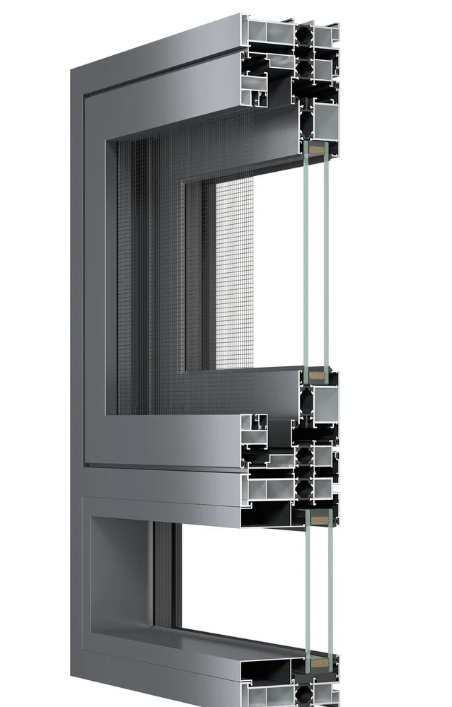 YKC110A Thermal Break Aluminium Casement Window