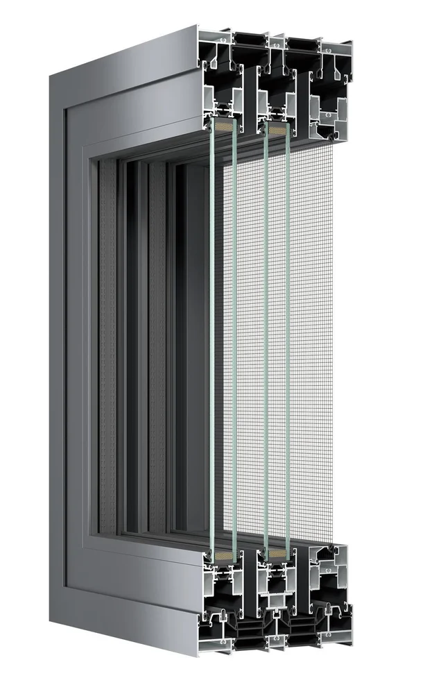 YKL193A Thermal Break Aluminium Sliding Window