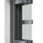 YSS128A Non-Thermal Aluminium Sliding Door