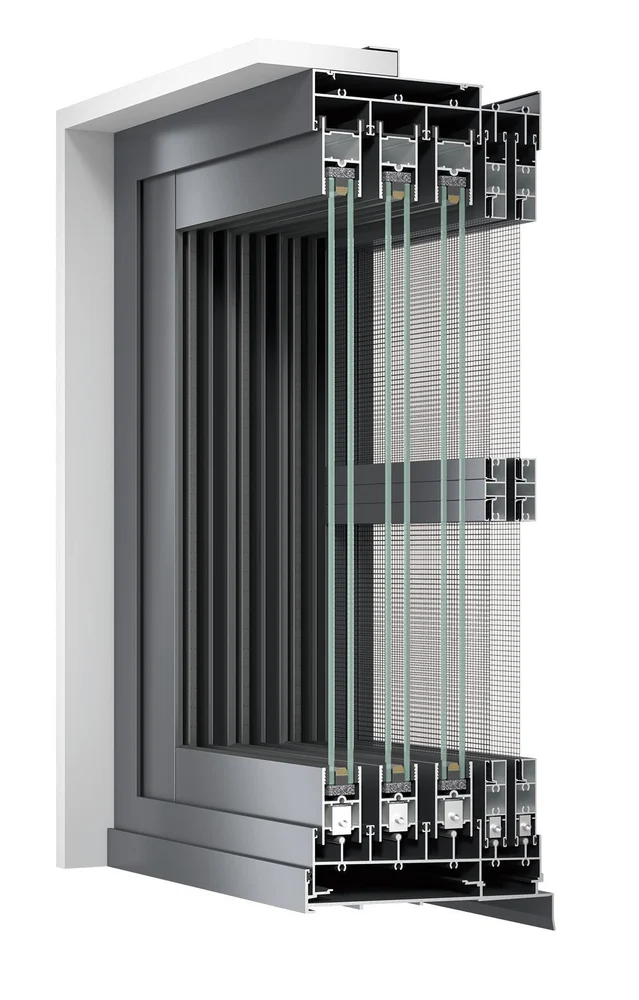 YSS205A Non-Thermal Aluminium Sliding Door