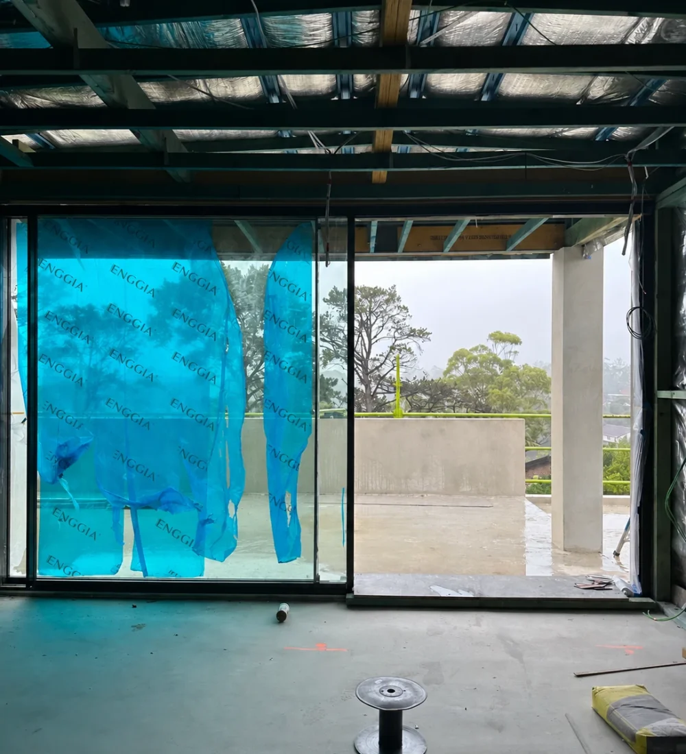Australia · Glazing at the framing stage