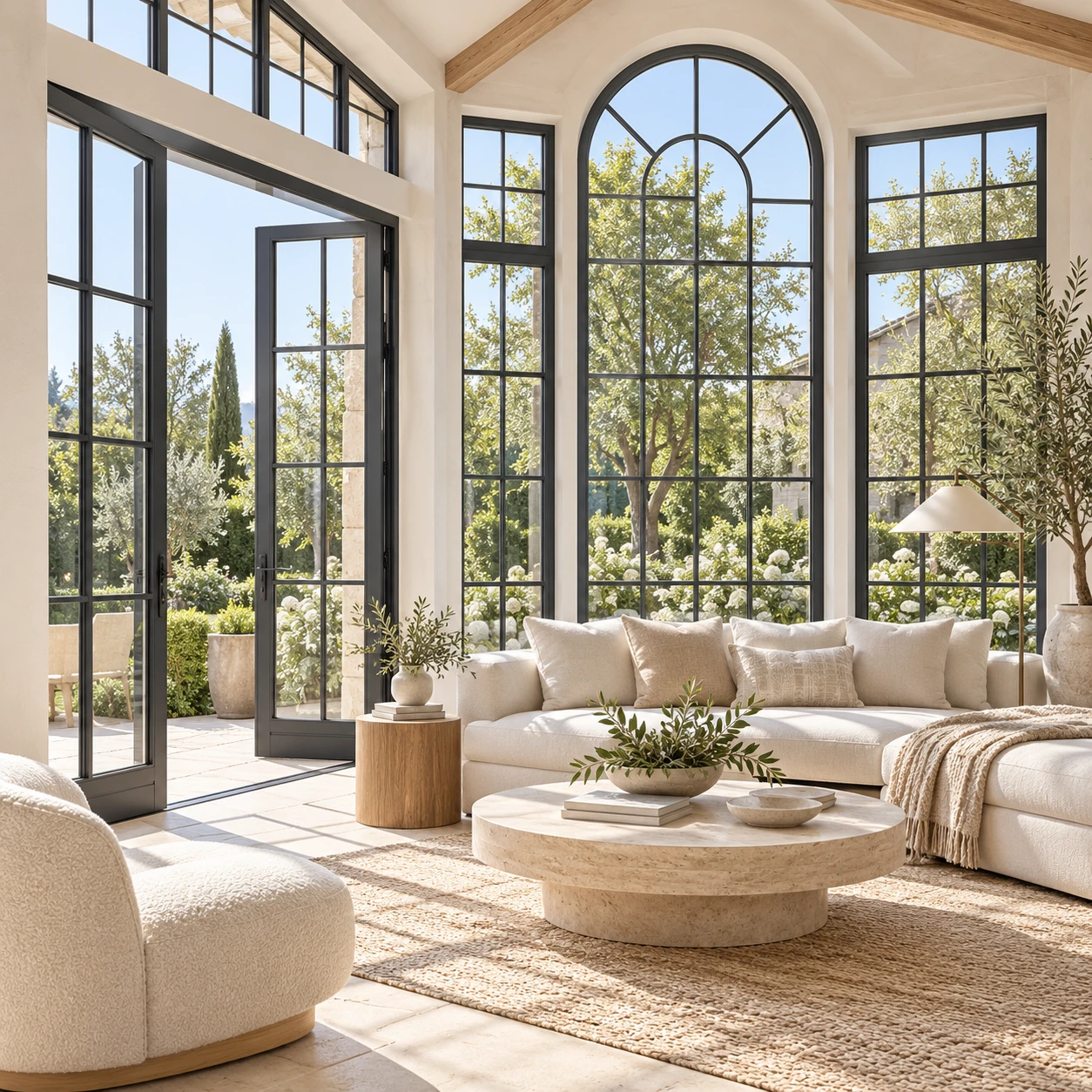 Detalles de acristalamiento de ventanas y puertas