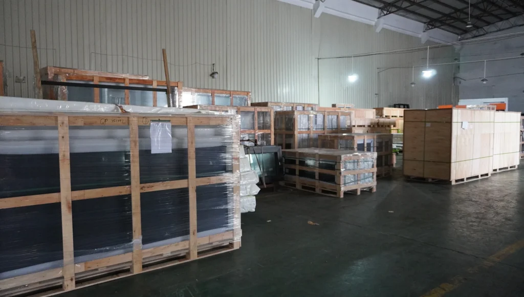 Packed window units in the ENGGIA dispatch area