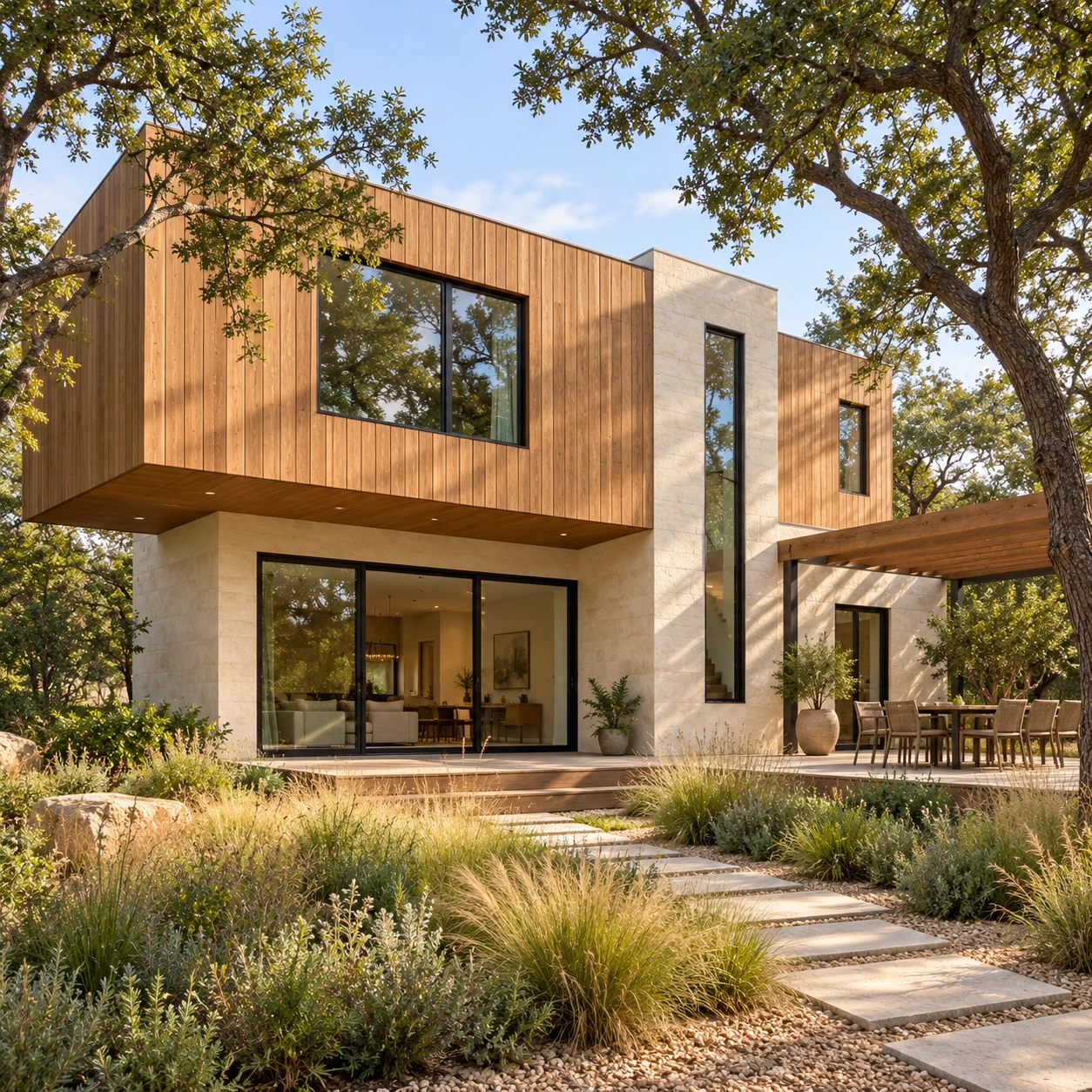Los Angeles sliding door and glazing design